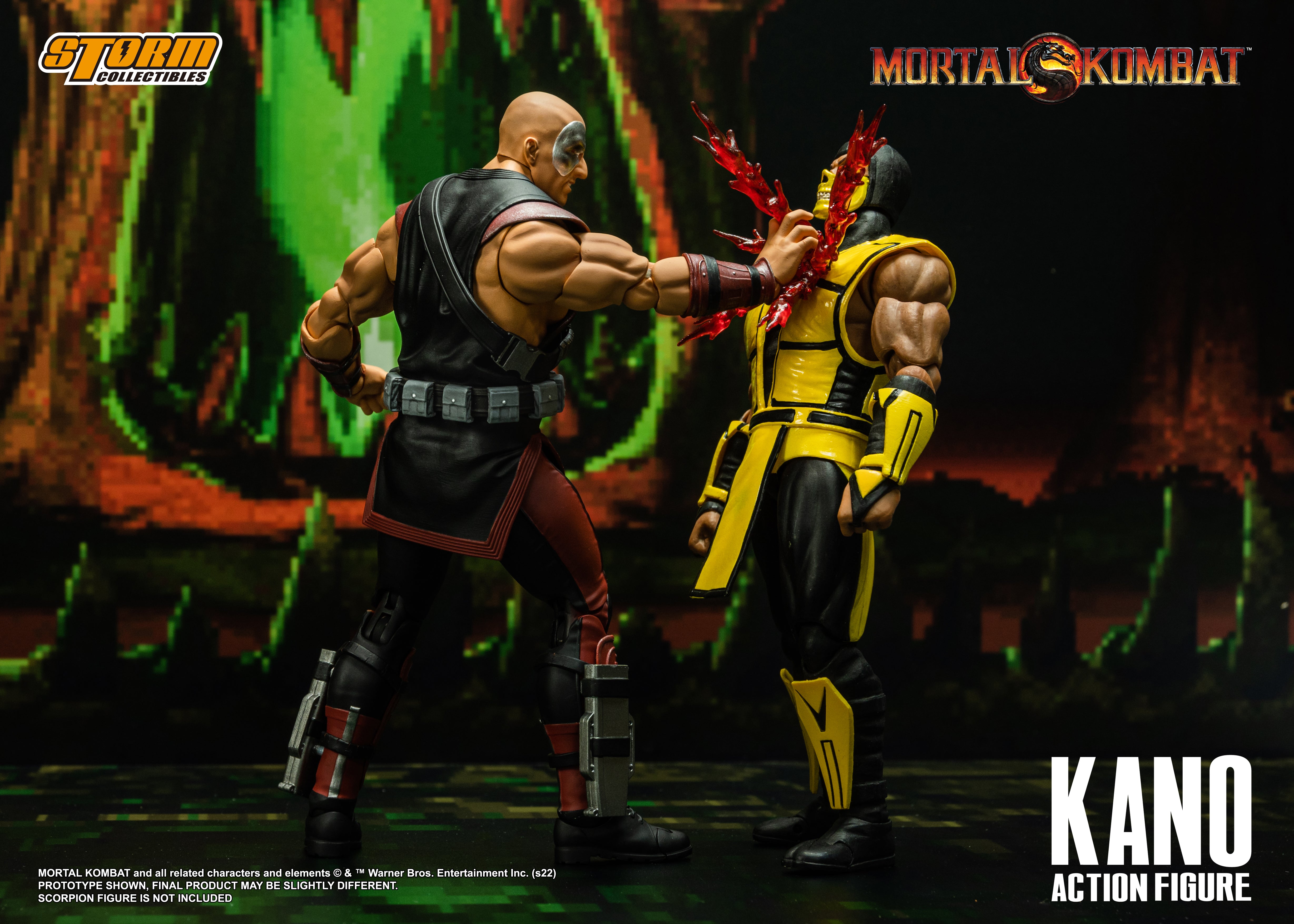 Kano Mortal Kombat Storm Highly-Detailed Collectible Action Figure