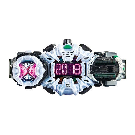 DX Compatible Driver and RideWatch Holder Set with Zi - O and Geiz RideWatches