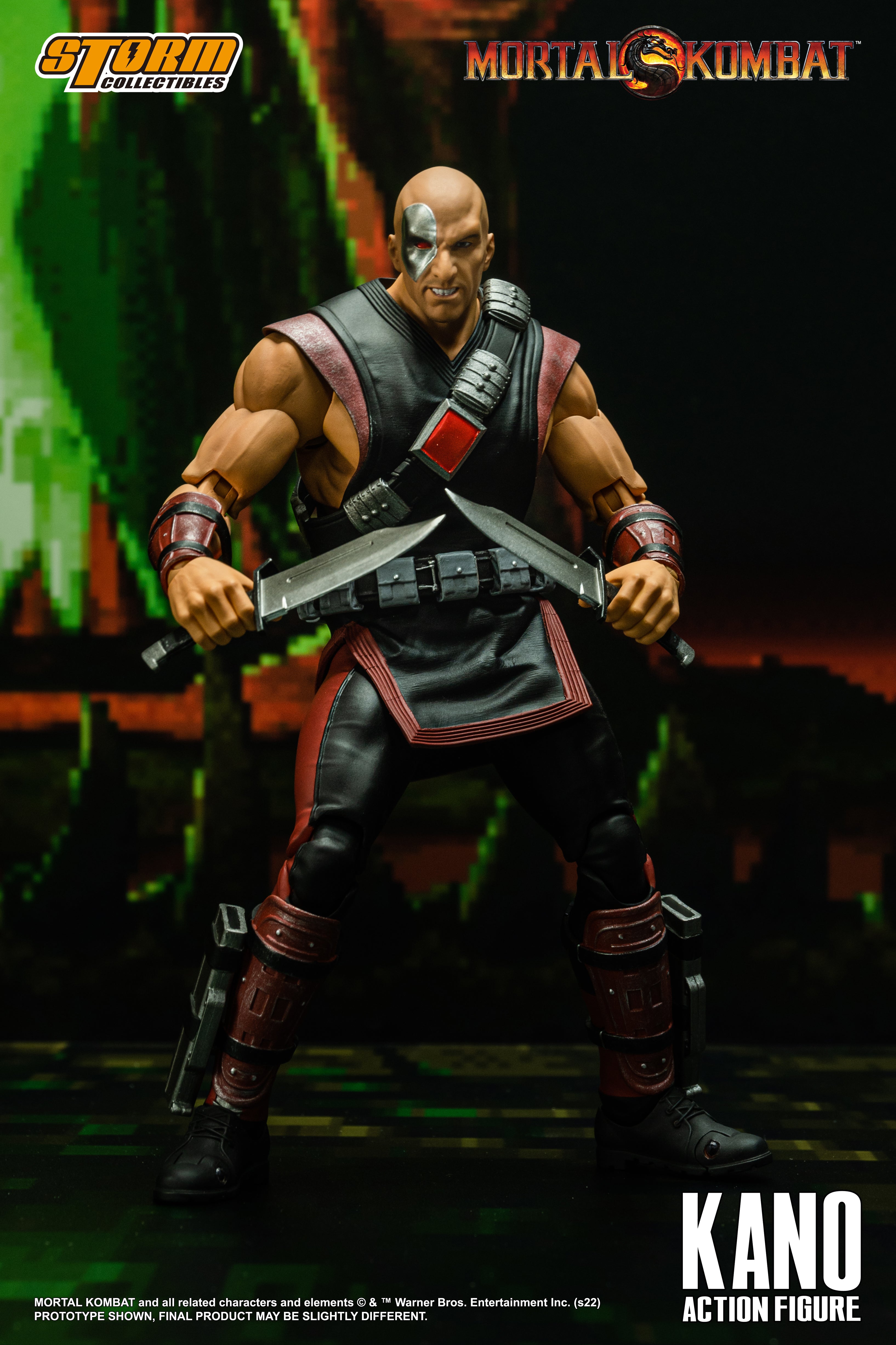 Kano Mortal Kombat Storm Highly-Detailed Collectible Action Figure