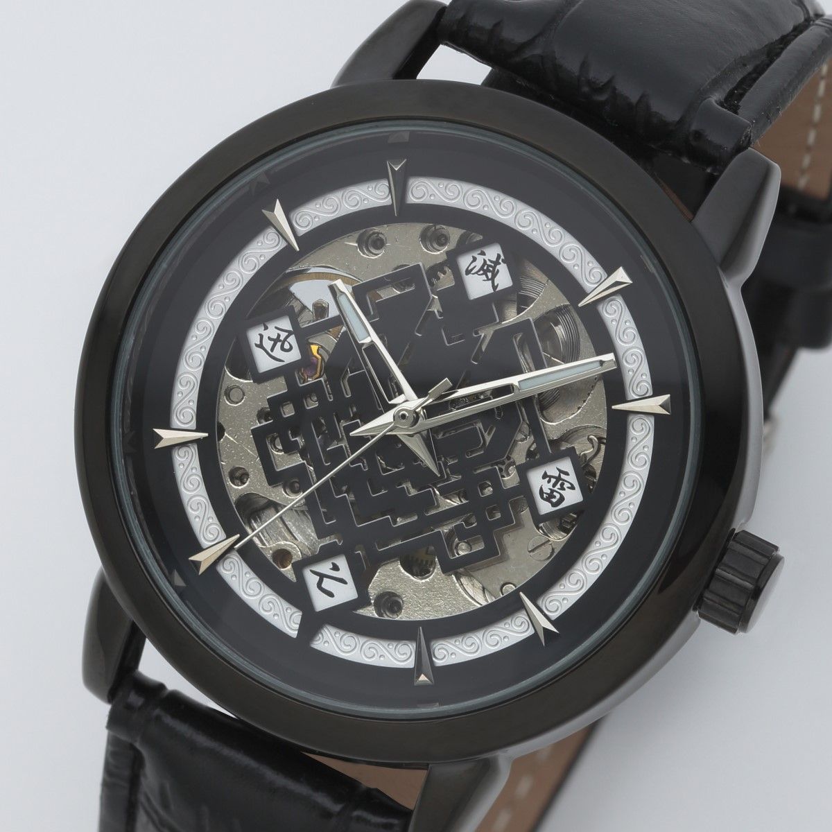 Principe Prive Luxury Skeleton-style 20mm Mechanical Wristwatch - Metsuboujinrai Collection