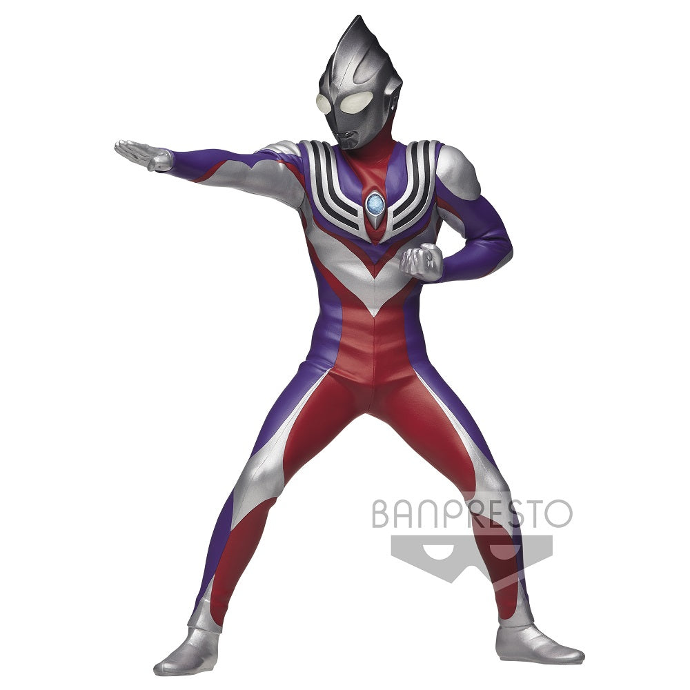 High - Quality Banpresto Ultraman Tiga Hero's Courageous Vinyl Figure for Collectors
