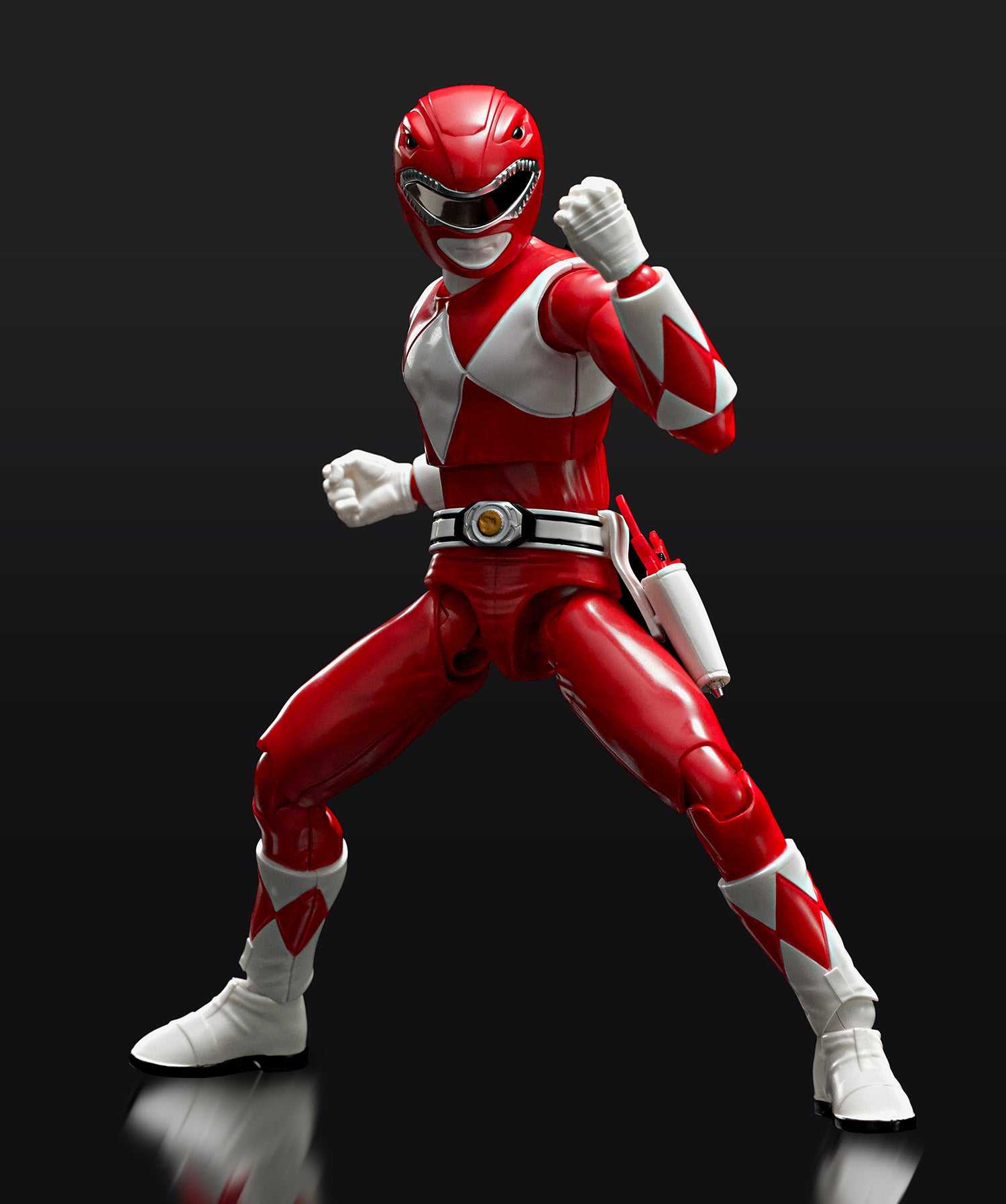 Flame Toys Pre - painted Plastic Model Kit of Power Rangers Furai Red Ranger