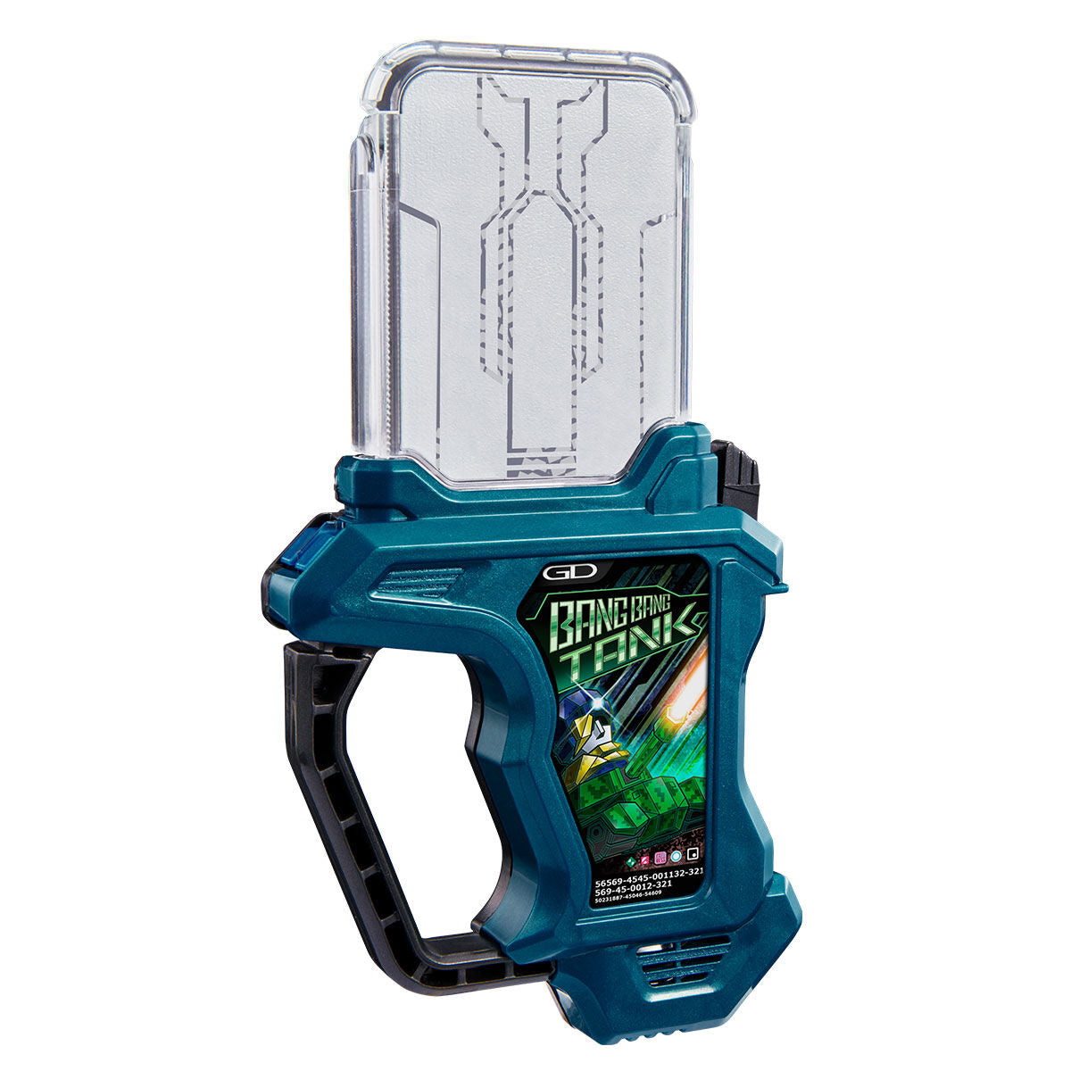 DX High - Powered Mighty Novel X Gashat and Bang Bang Tank Gashat for Kamen Rider Snipe