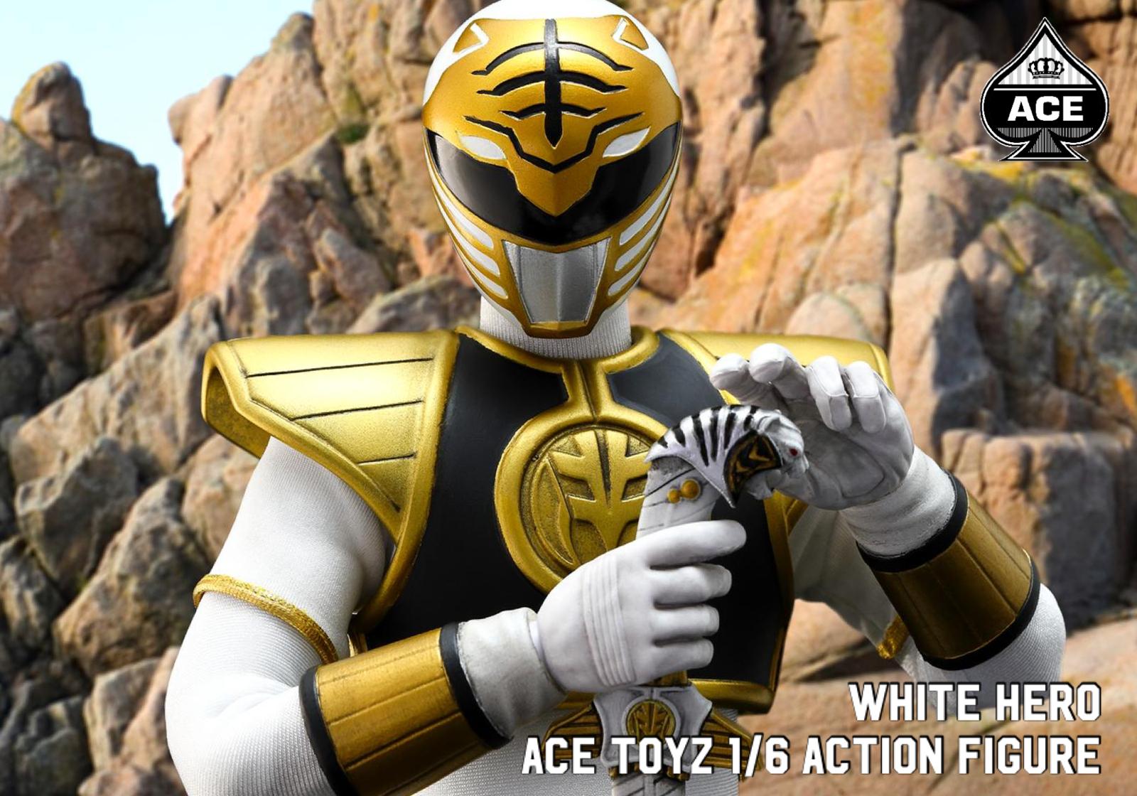 Ace Toyz Collectible White Hero Action Figure CMSH - 07
