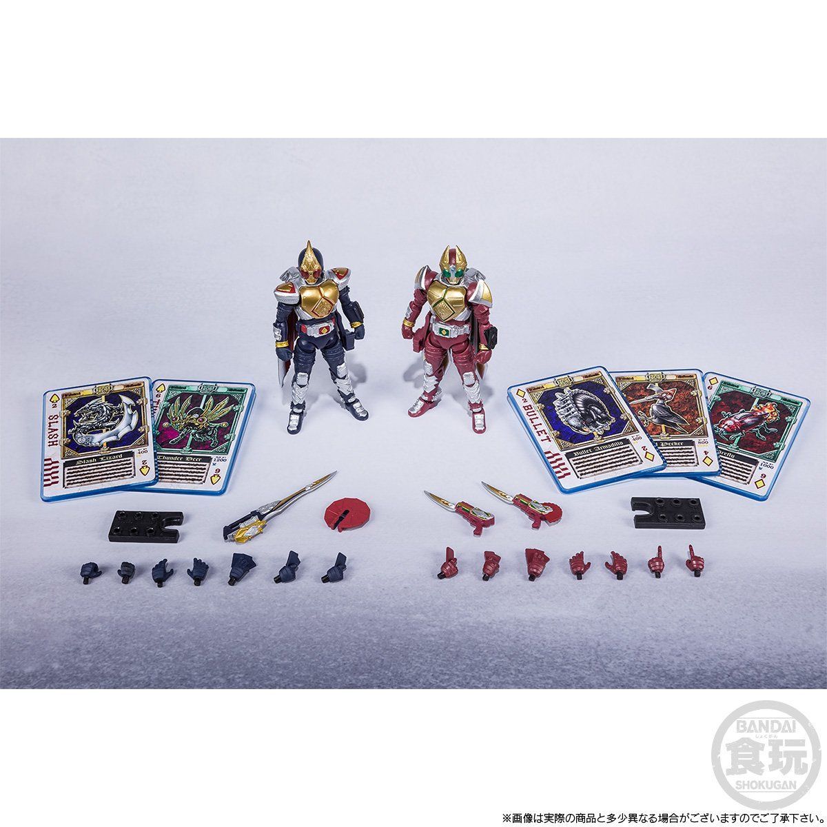 SHODO-X Kamen Rider Blade Jack Form Collectible Set with Accessories