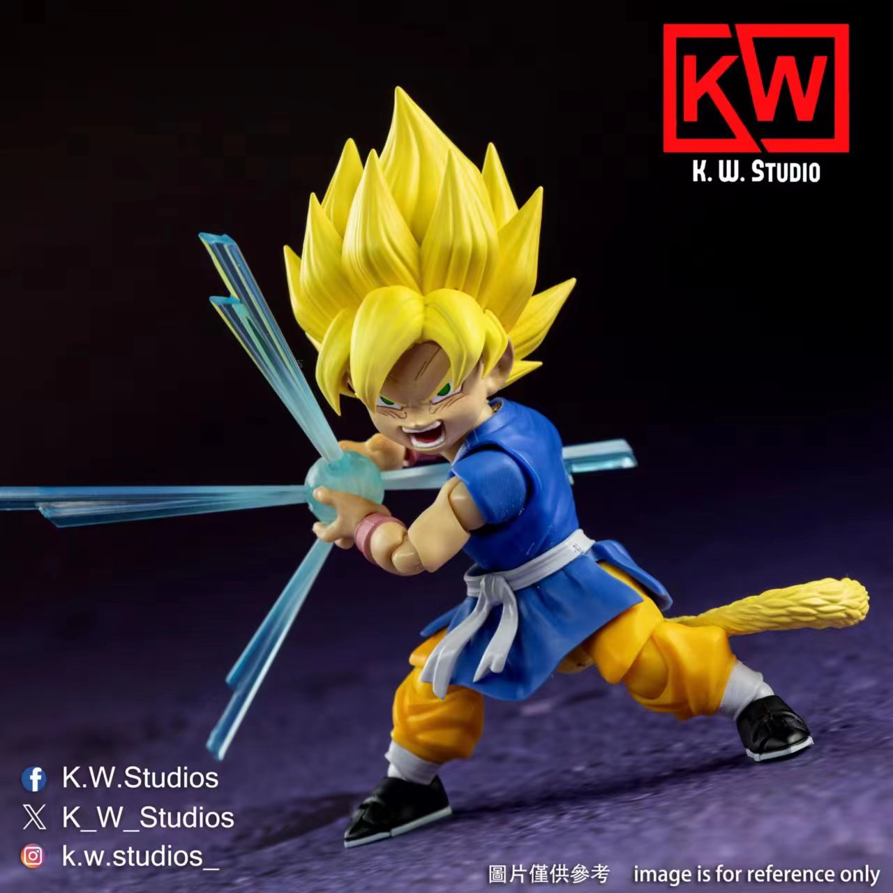 KW Studio KW003 Super Ape Levels 1 and 2 Headset - Optional Upgrade Parts for SH Figuarts Son Goku GT