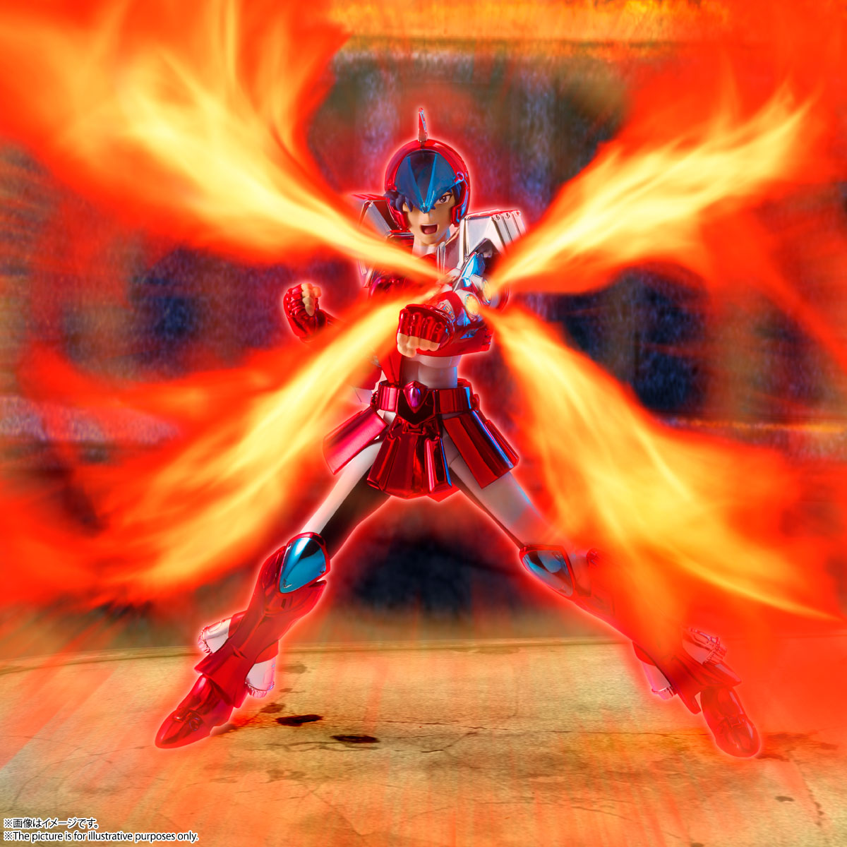 Revival Edition Saint Seiya Cloth Myth Steel Saint Skycross Sho Figure