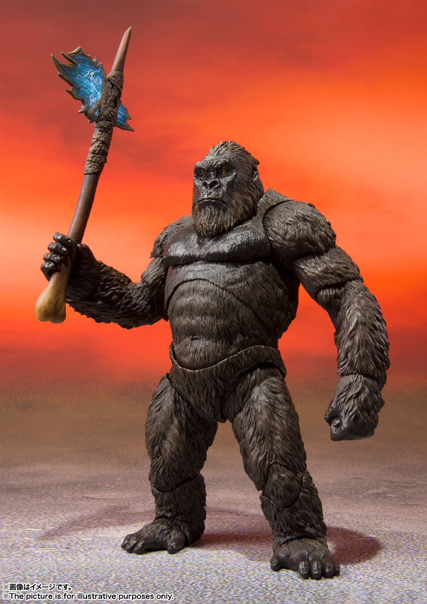 SH MonsterArts Collectible Figure - King Kong from the 2021 Movie Godzilla VS Kong