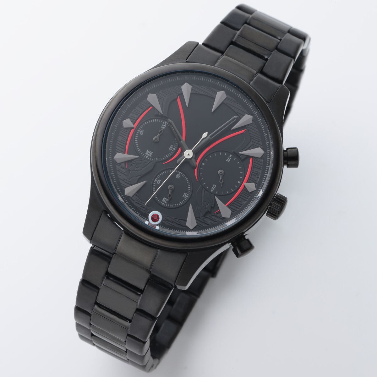 Stainless Steel Kamen Rider Black Sun Stylish Wristwatch Powered by Japanese Quartz