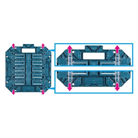 DX 11'x11' Pandora Panel for Storing 10 Bottles