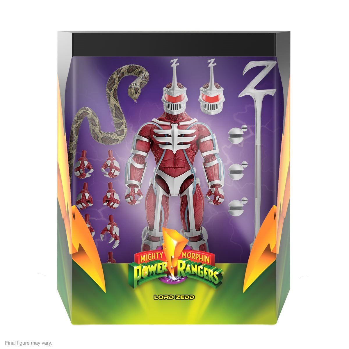 ULTIMATES! 7 - inch Fully Articulated Lord Zedd from Super7 Power Rangers