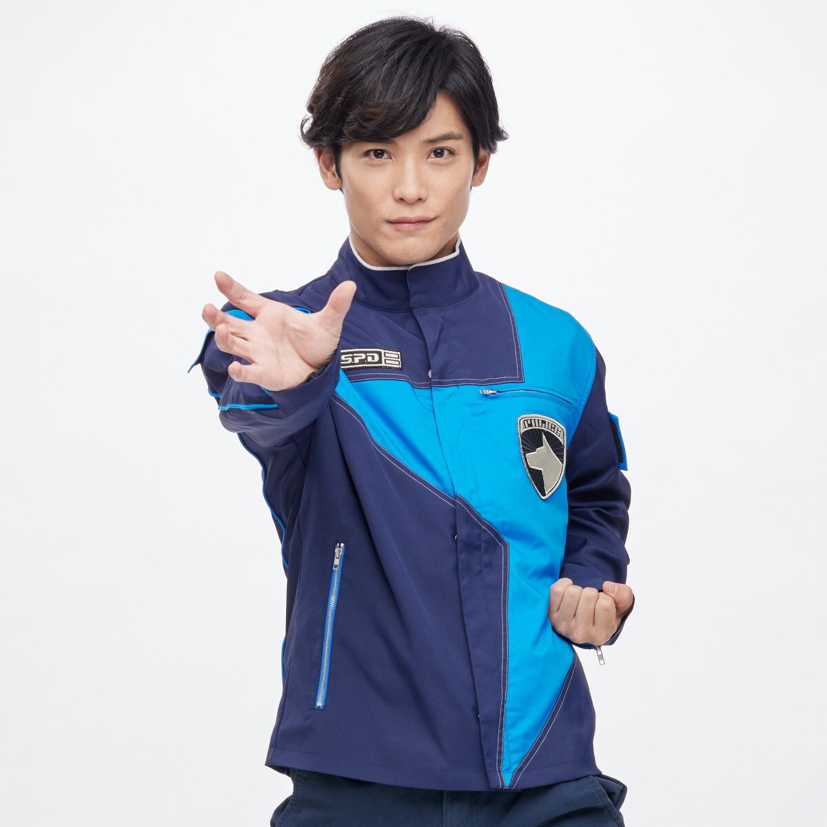 S.P.D. Style Dekaranger Deka Blue Polyester Jacket