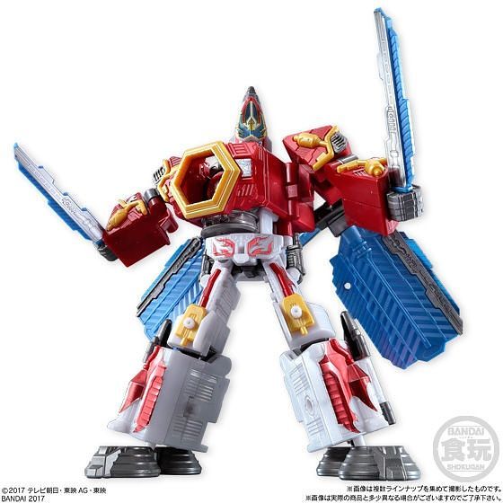 Miniature Plastic Model Set SP02 - Kyuranger Glitter Gigant Houou and RyuTeiOh