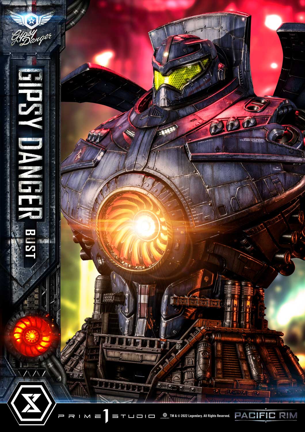 Pacific Rim Gipsy Danger Life - Size Bust Collectible Model