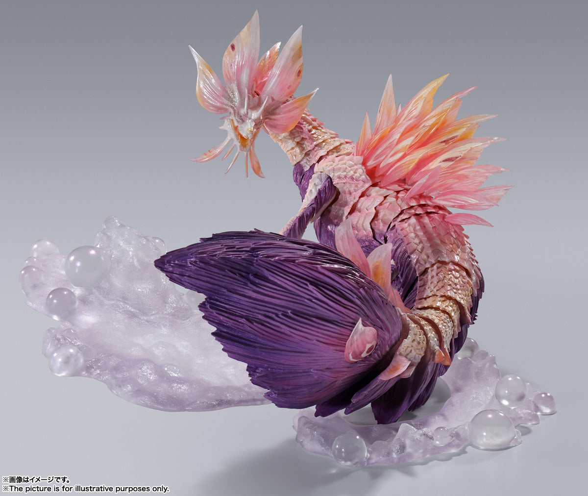 Bandai's S.H.Monsterarts Action Figure - Monster Hunter Mizutsune