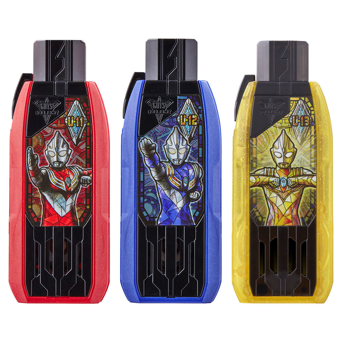 Exclusive DX Ultraman Tiga GUTS Hyper Key Set with Three Key Types