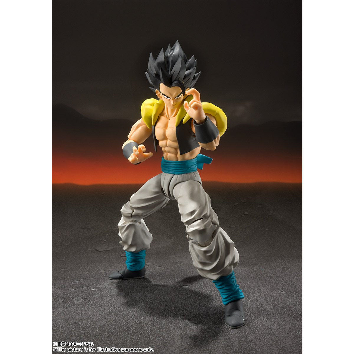 SH Figuarts Collectible Figure of Super Saiyan God Super Saiyan Gogeta