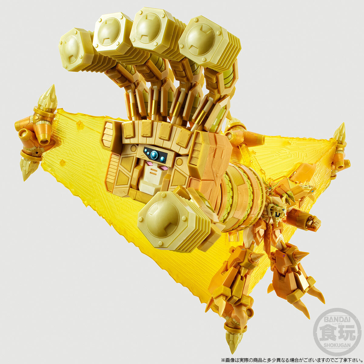 Final GaoGaiGar Golden Special Edition Toy - The Last Brave King with Glittering Clear Parts