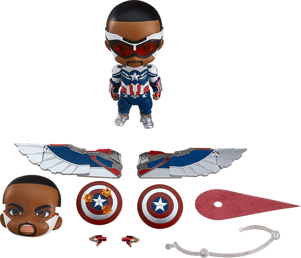 DX Nendoroid Figure of Captain America (Sam Wilson) from Marvel