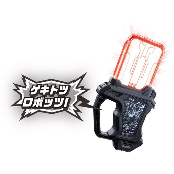 Gashat Storage Case for Holding 11 Normal-Sized Gashats with Proto Gekitotsu Robots Gashat Included