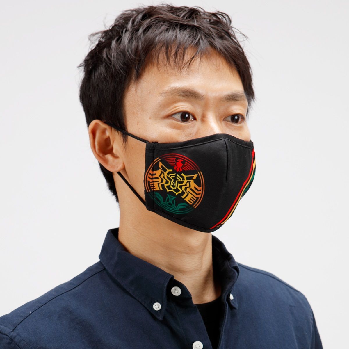 Reversible Kamen Rider OOO Double - sided Face Masks with Filter