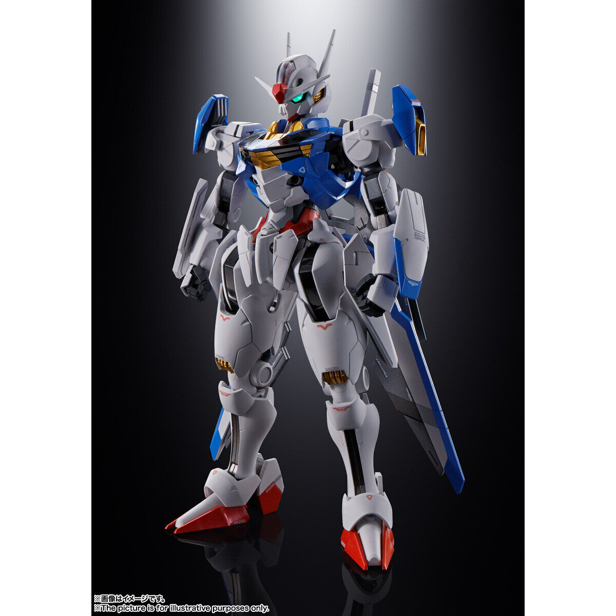 Chogokin Metal Figure - Gundam Aerial from The Witch From Mercury Anime Series