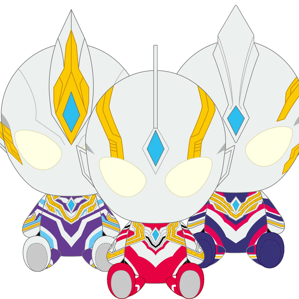 Adorable Ultraman Trigger Chibi Miniature Plush Toy
