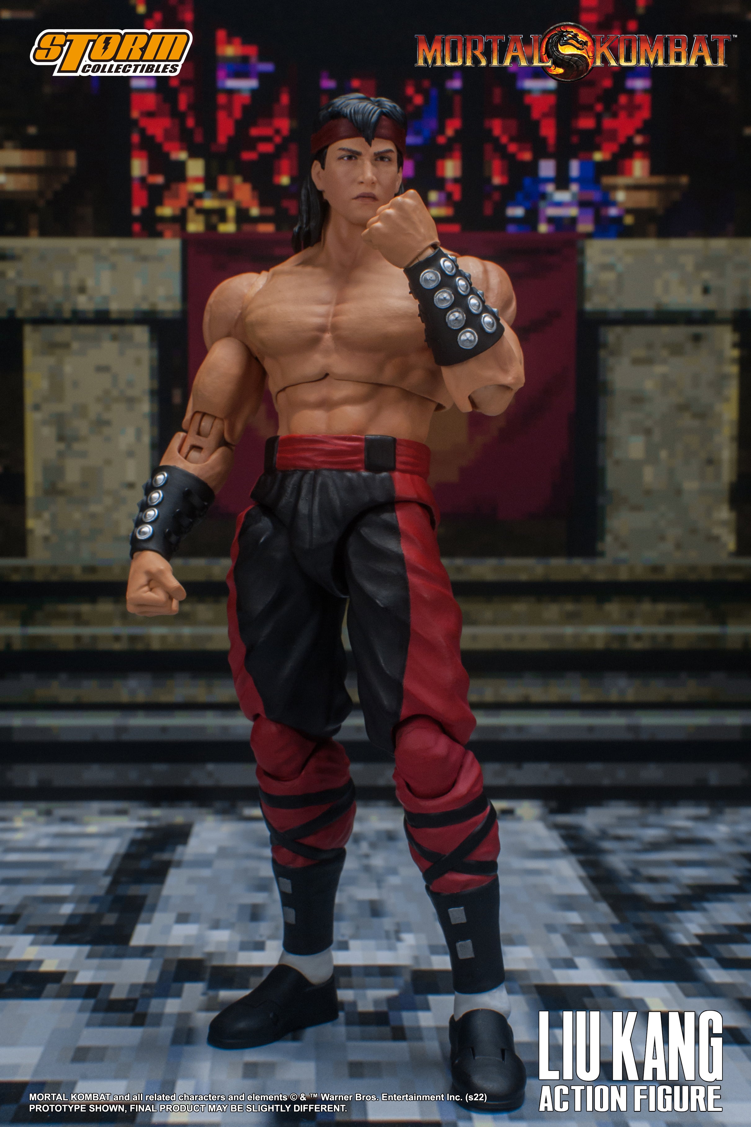 Storm Collectibles 1/12 Scale Liu Kang Action Figure from Mortal Kombat - A Highly Detailed Collectible Toy