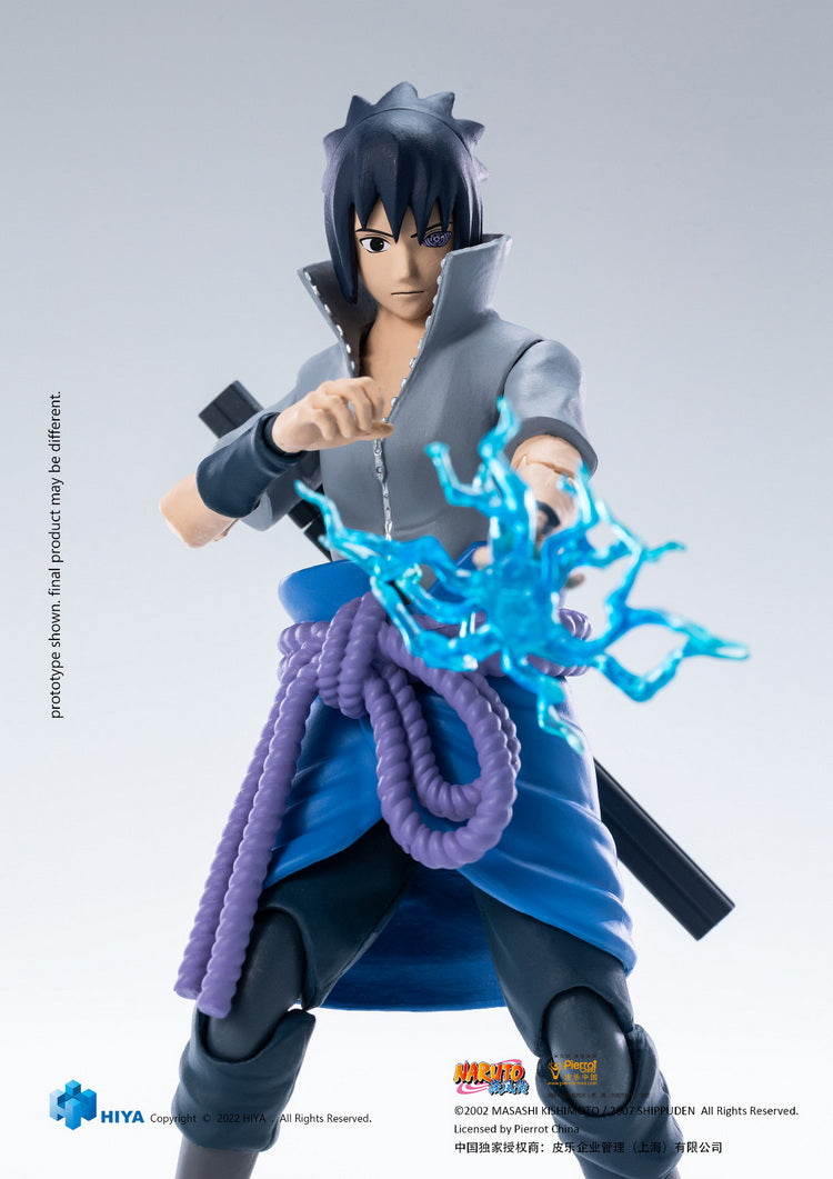 HIYA Toys Fine 1/12 Scale Naruto Sasuke Uchiha Action Figure
