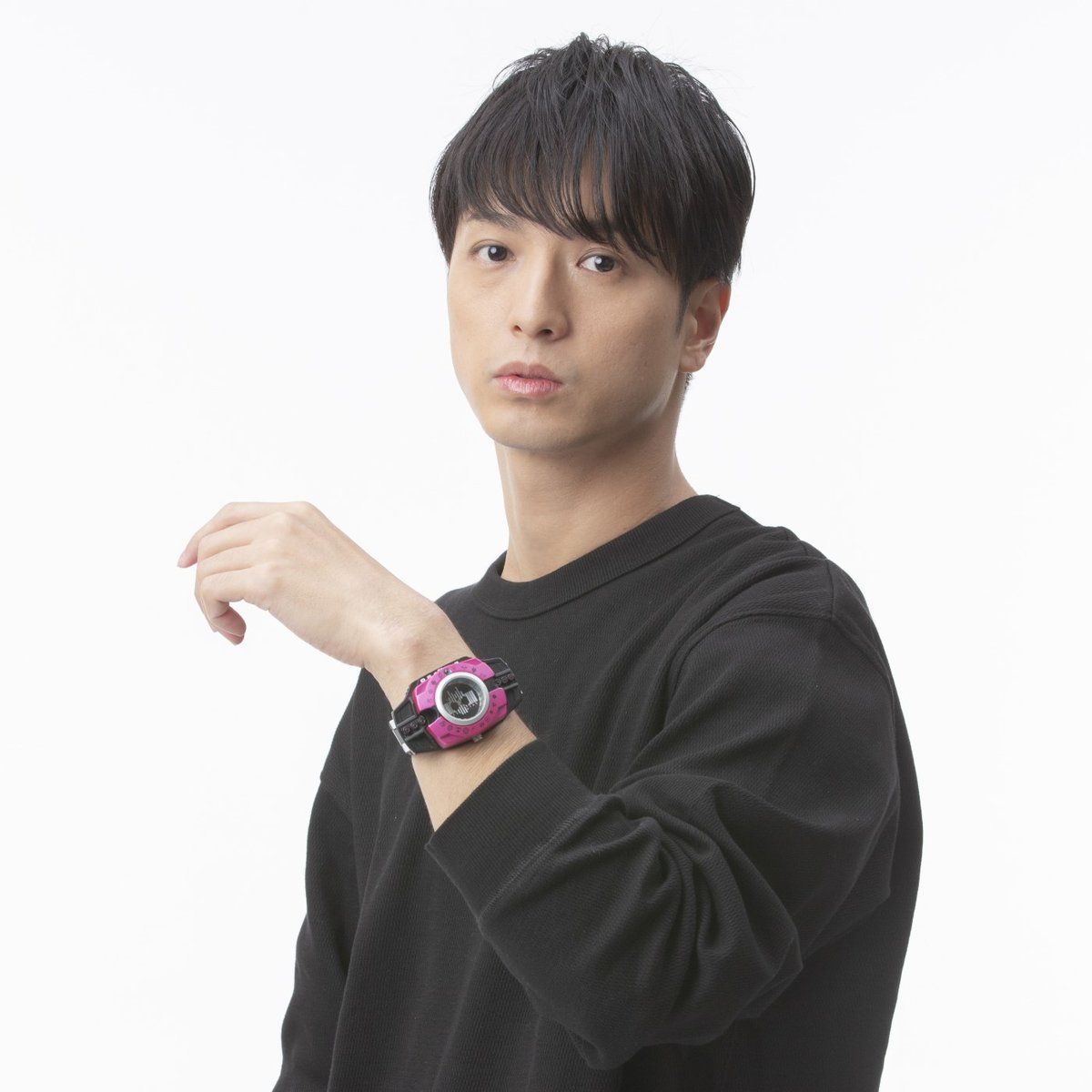Neo Decade Water-Resistant Stainless Steel Live Action LED Watch
