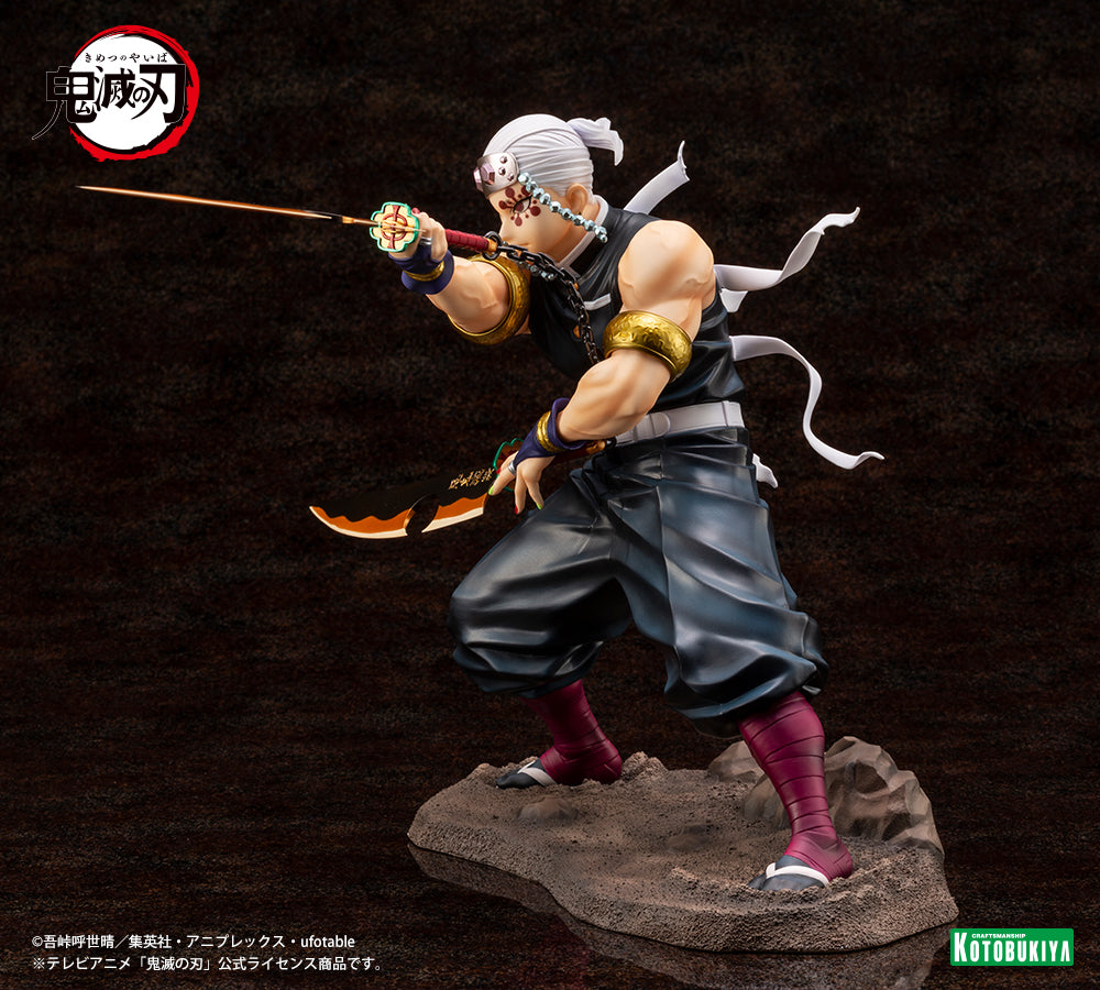 ARTFX J Collectible Statue of Tengen Uzui from Demon Slayer: Kimetsu no Yaiba
