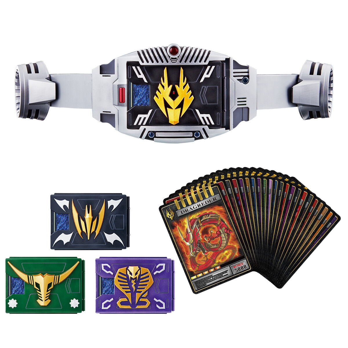 2018 Re - released CSM V - Buckle 4 Rider Set with Plastic Advent Cards