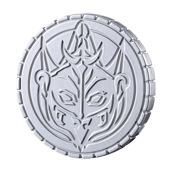 Large-Sized Zyuohger Gashapon Continue & Moeba Medals Set
