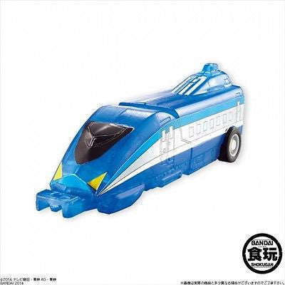 2014 Bandai ToQGer Blue Ressha Zord Shuppatsu Dash Candy Toy for Power Rangers Fans