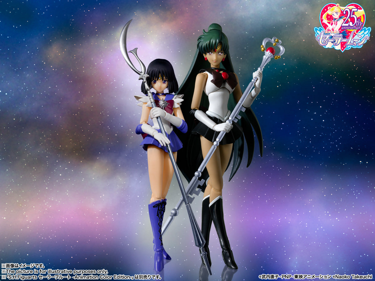 SH Figuarts Collectible - Animation Color Edition of Sailor Saturn from Pretty Guardian Sailor Moon