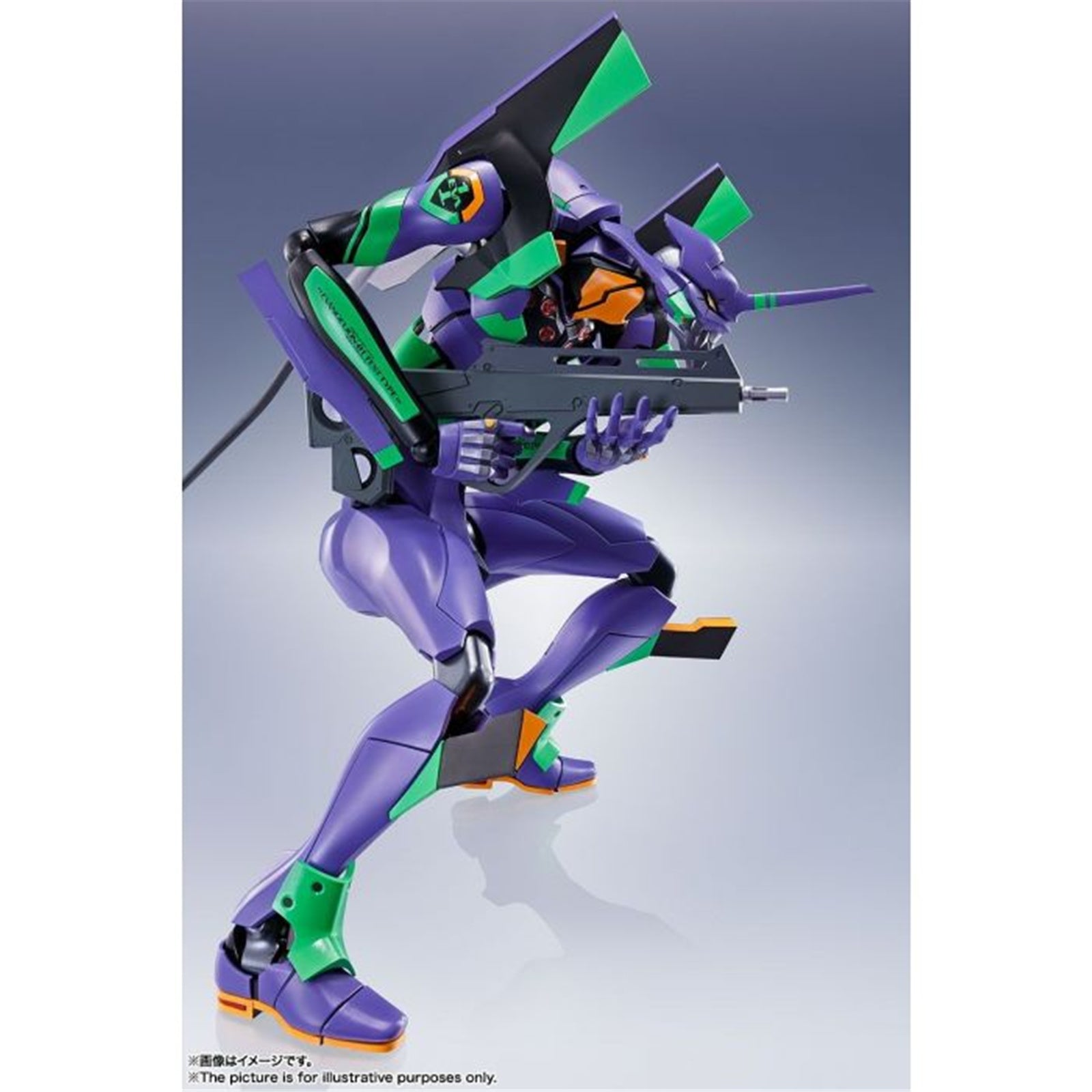 DYNACTION Evangelion Unit 01 with Spear of Cassius in New Color Edition - Collectible Anime Figure