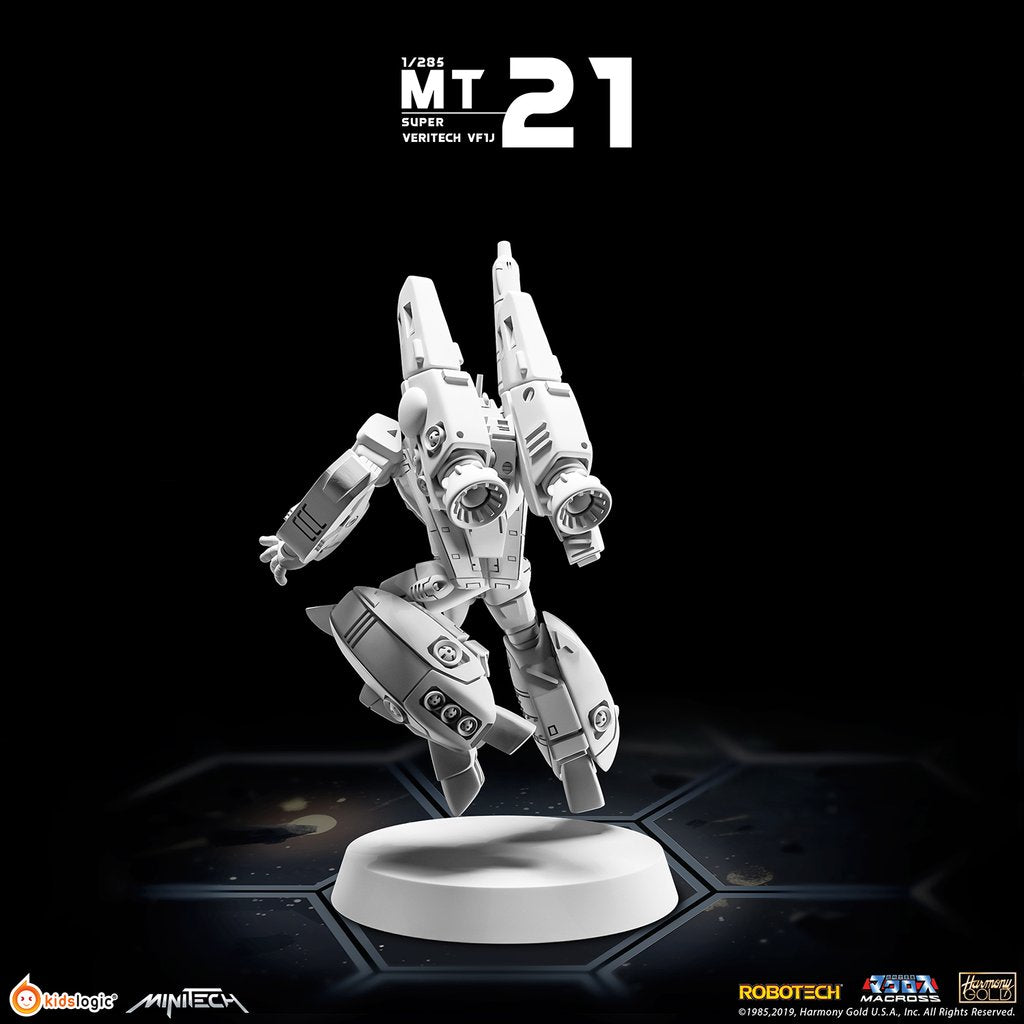Miniature Collectible Minitech MT21 Super Veritech VF1J in Battloid Mode