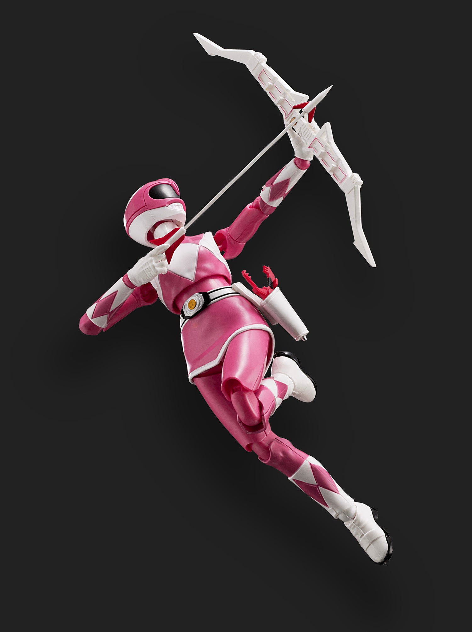 Flame Toys Pre - painted Plastic Model Kit of Power Rangers Furai Pink Ranger