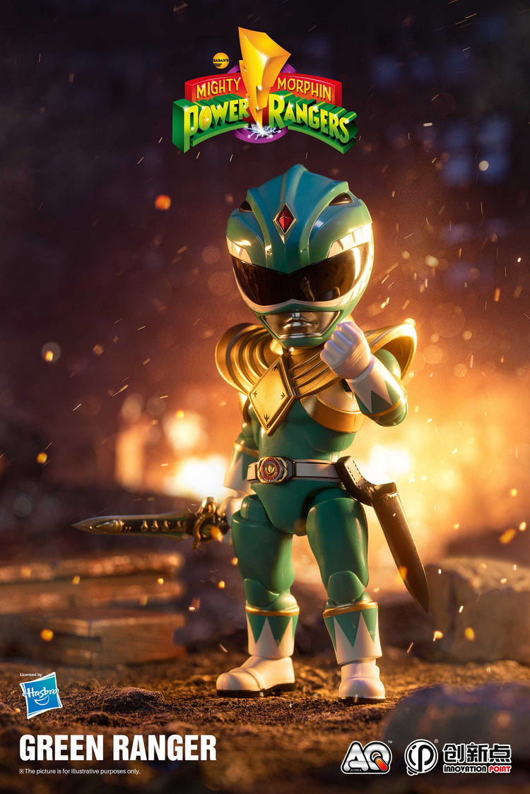 Action Figure - Mighty Morphin Green Ranger from Action Q Series