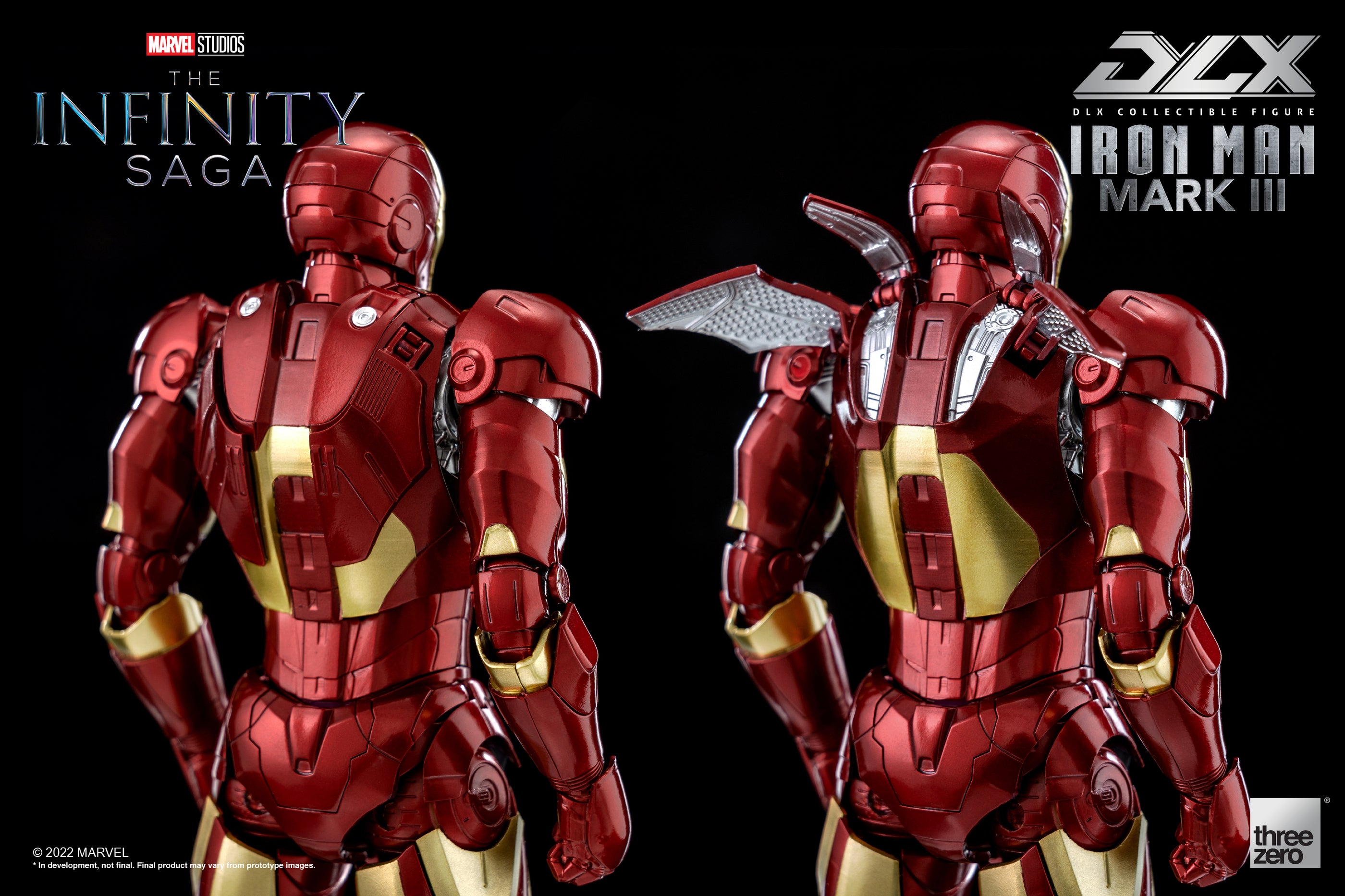 1/12 Scale DLX Iron Man Mark III Action Figure from Infinity Saga