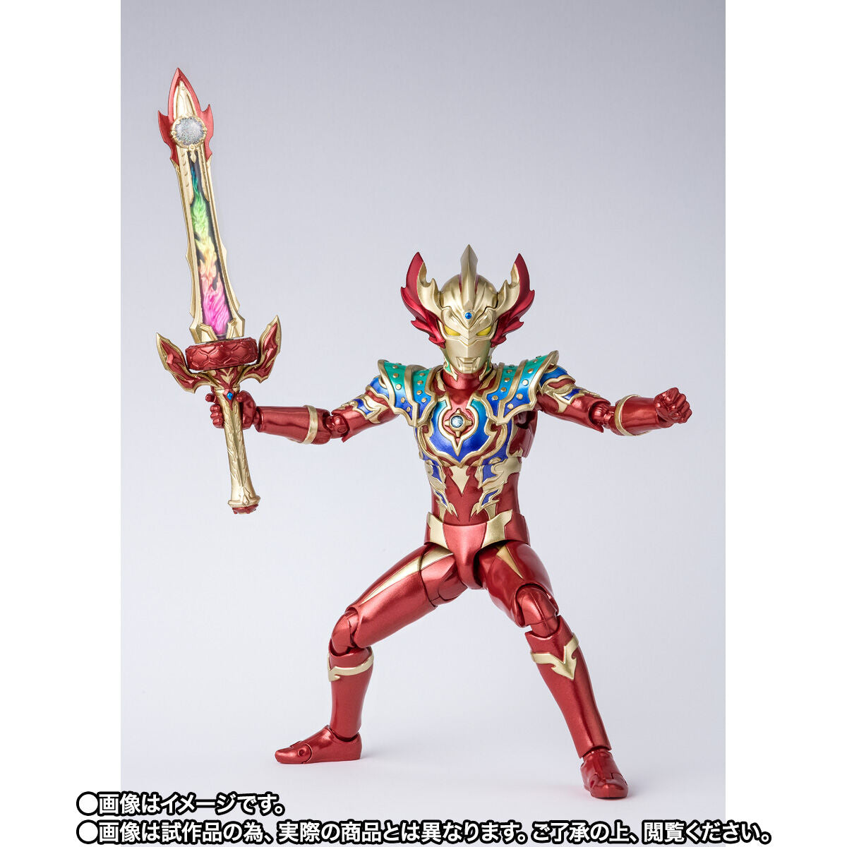 SH Figuarts Colorful Rainbow Ultraman Taiga Tri - Strium Collectible