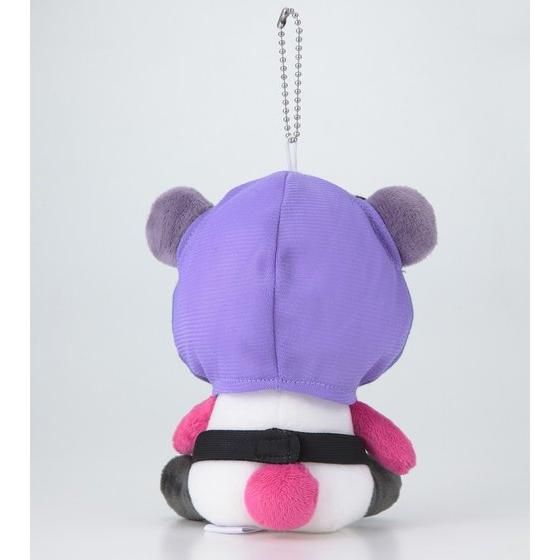 ROG Kamen Rider Zi - O Panda - themed Masked Plush Bear Keychains