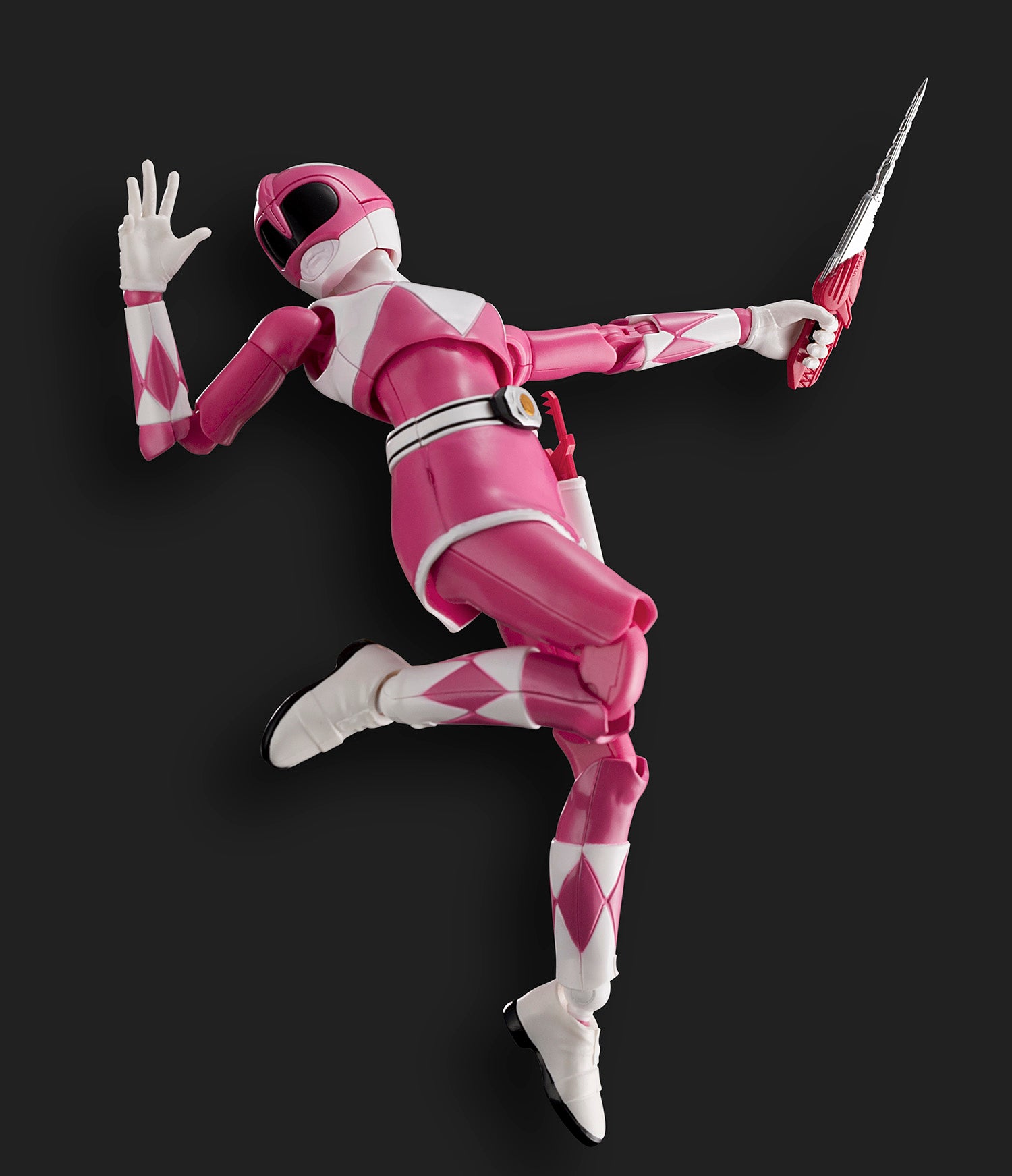 Flame Toys Pre - painted Plastic Model Kit of Power Rangers Furai Pink Ranger