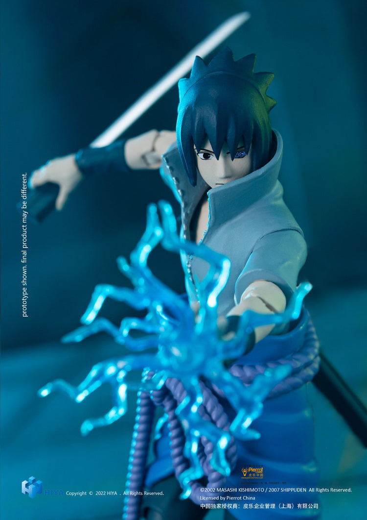 HIYA Toys Fine 1/12 Scale Naruto Sasuke Uchiha Action Figure