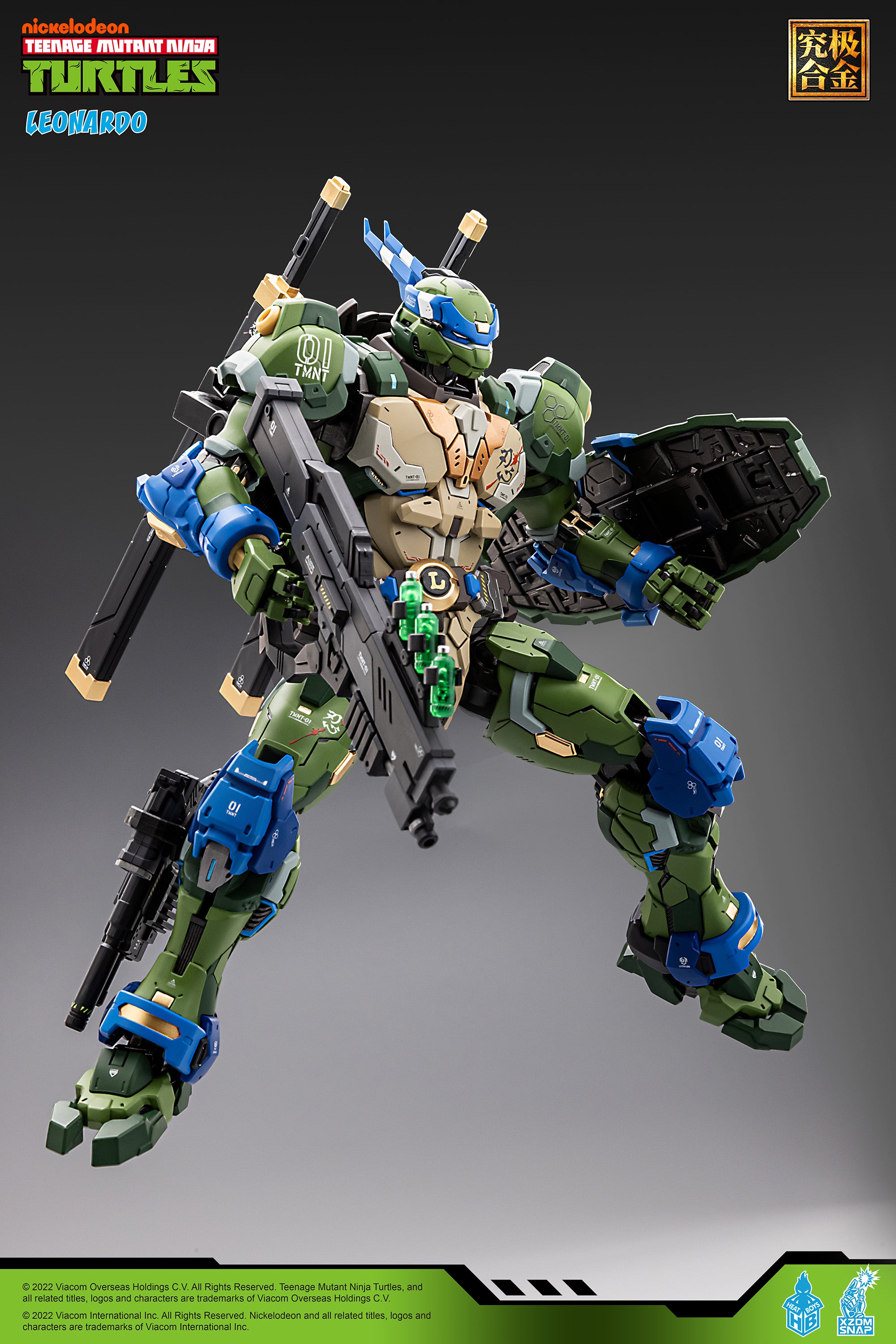 Heatboys Officially Licensed Teenage Mutant Ninja Turtles Mecha Action Figure - Leonardo HB0012