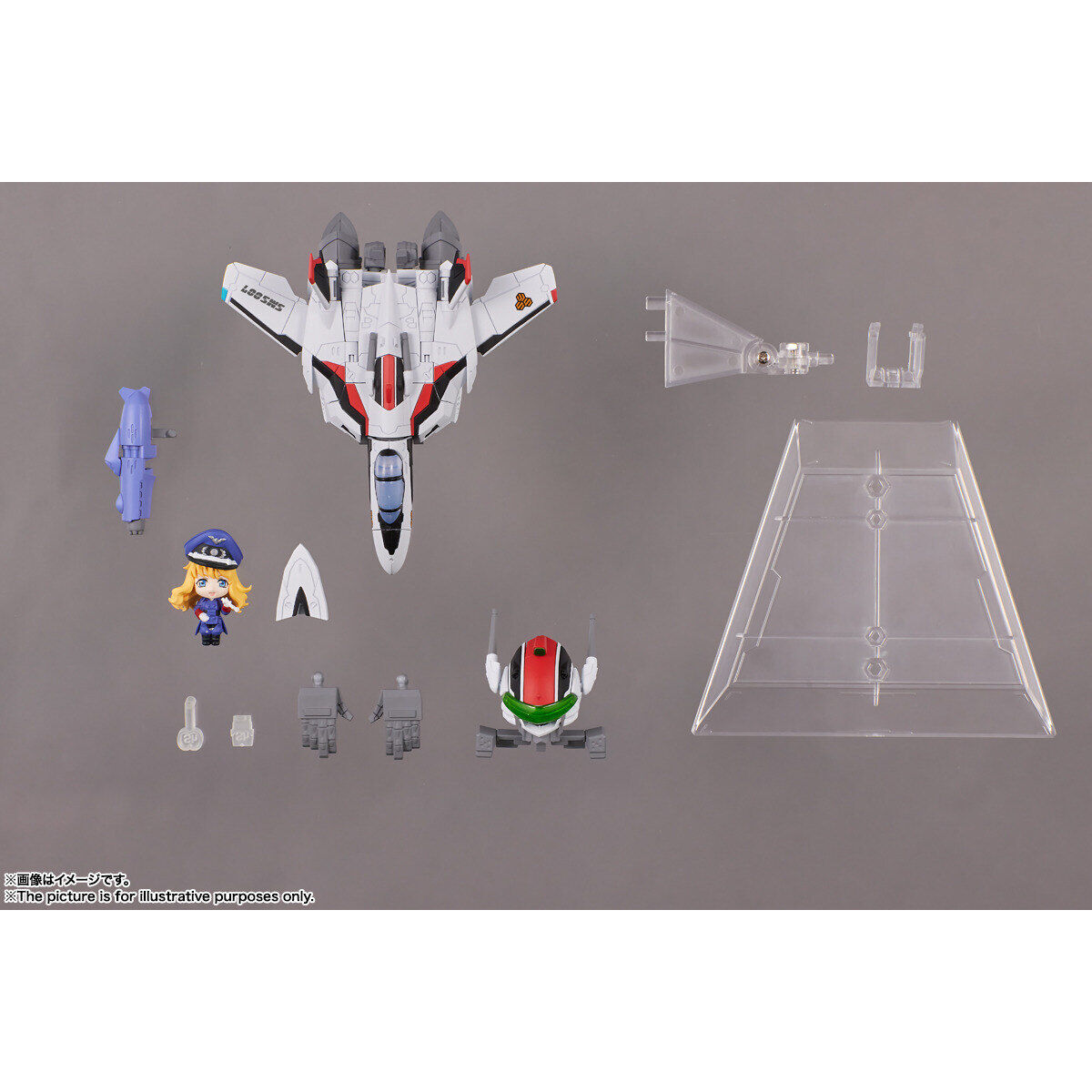 Adorable Macross Frontier Tiny Session VF - 25F Messiah Valkyrie (Alto's Use) with Sheryl Figure Set