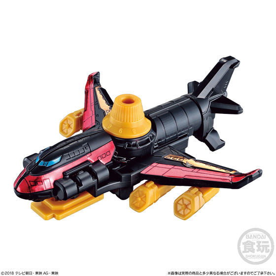 Exclusive Miniature Plastic Model Set of Lupinranger with Magic, Splash, Lupin Magnium, Siren Striker and Victory Striker
