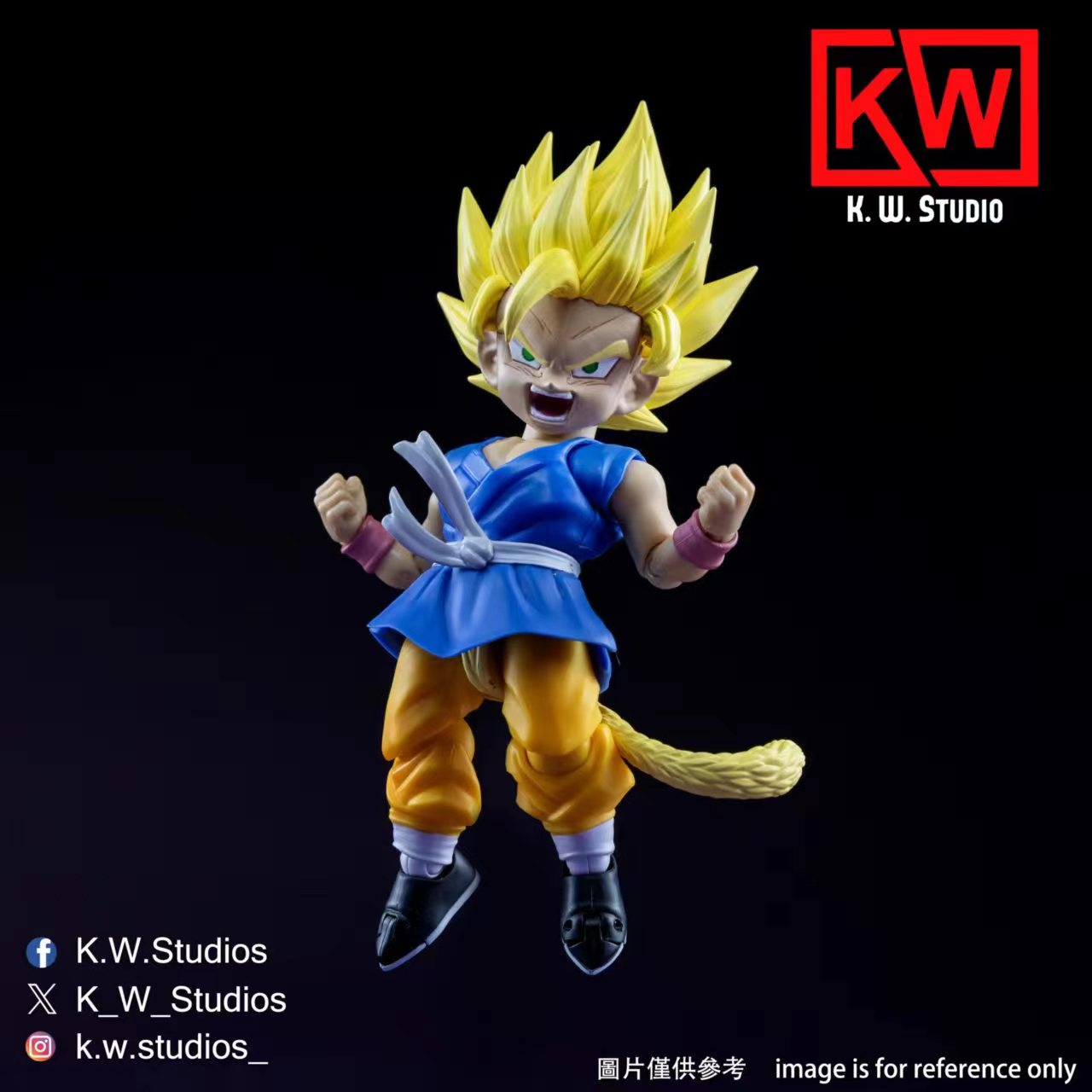 KW Studio KW003 Super Ape Levels 1 and 2 Headset - Optional Upgrade Parts for SH Figuarts Son Goku GT