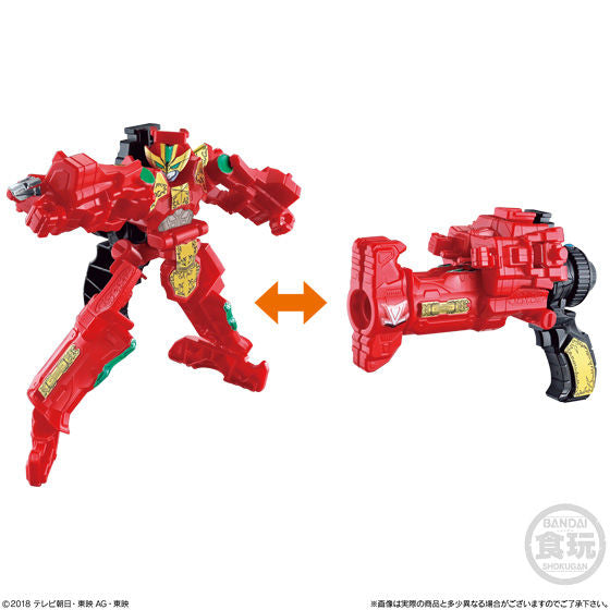 Exclusive Miniature Plastic Model Set of Lupinranger with Magic, Splash, Lupin Magnium, Siren Striker and Victory Striker