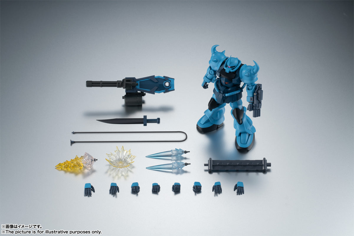 Animated Version of Customized MS-07B-3 Gouf Robot Figure from ROBOT Damashii (SIDE MS) Collection